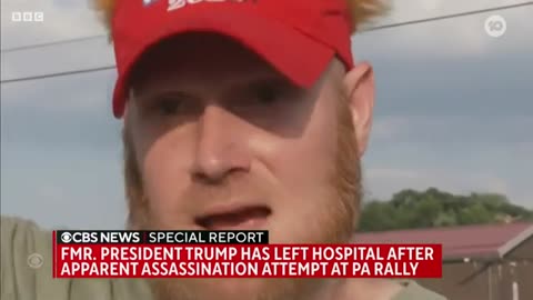 Witness Claims To Have Seen Shooter Before Trump Shot |