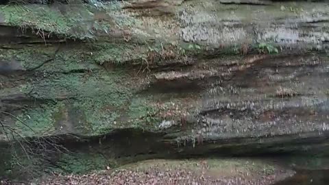 Hocking Hills with caves, waterfalls, rock formations and cliffs. 11/14/23