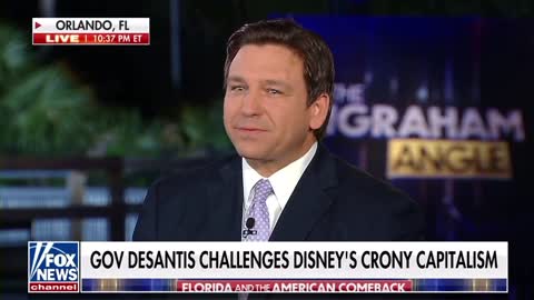 RON DESANTIS: I am not comfortable having one company with their own special privileges.