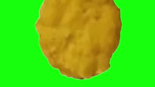 Spinning Chicken Nugget | Green Screen