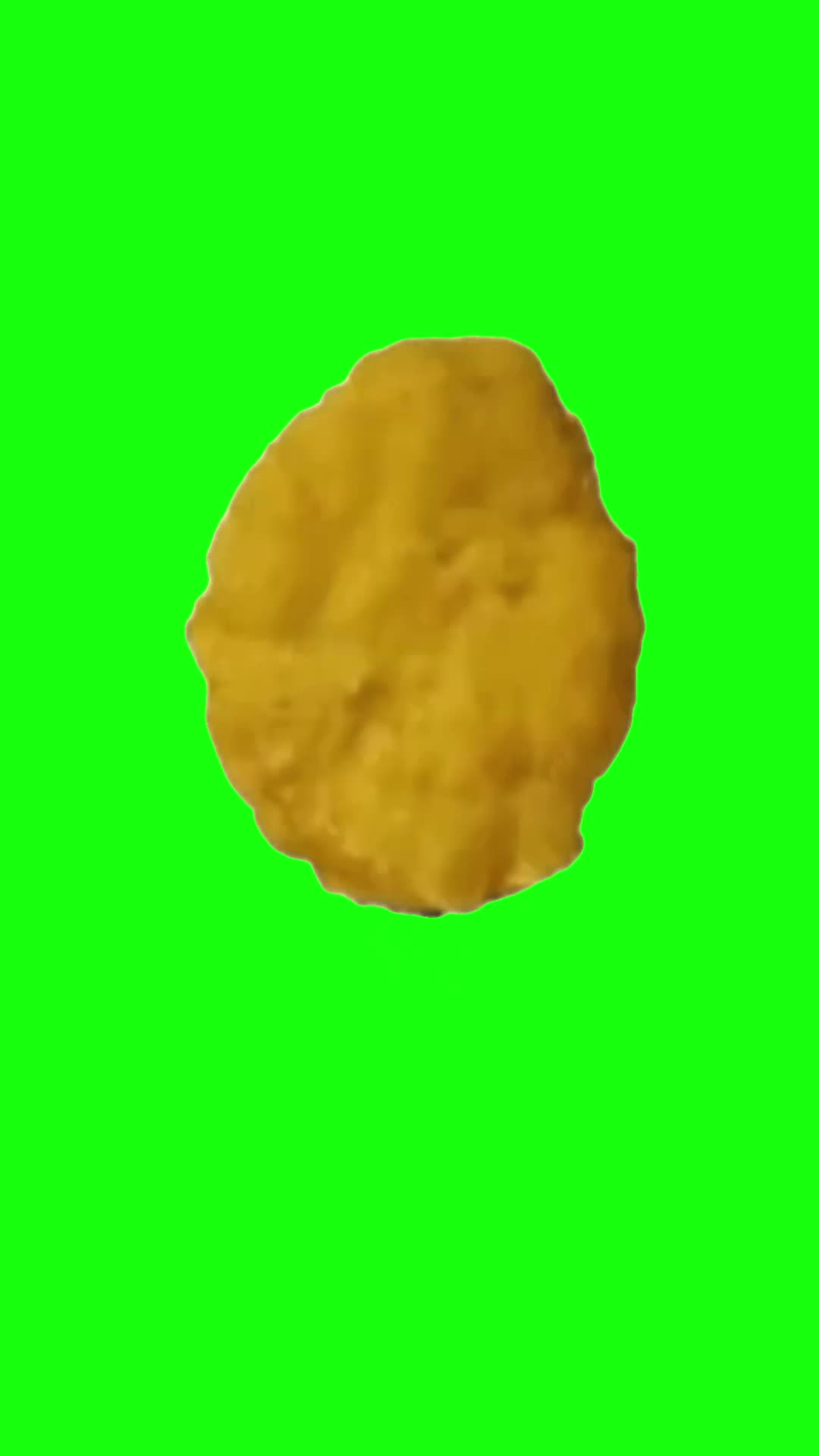 Spinning Chicken Nugget Green Screen