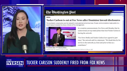 NEW INFO: Tucker FIRED From Fox News 10 Min Before Announcement, Murdoch Unhappy With J6 Coverage