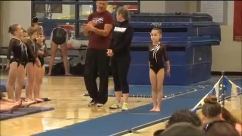 Miah's First Gymnastics Competition ever~! Level 4 (7 years old)