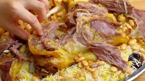 🐪 🍗 Arabic food Recipes-camel Rice with broccoli 😂😍😘 "Gr liton Food Vlogger CapCut"