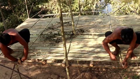 tine tv _ Build the most creative two story structure villa by bamboo (part 1 )