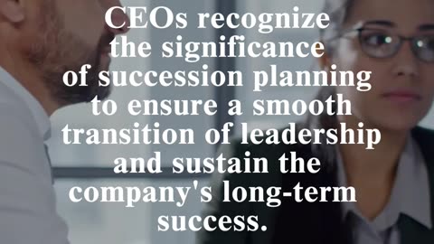 CEO Executive Leadership: Succession Planning