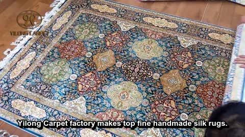 Turkish Rug Packing--How to Pack Turkish Silk Carpets & Rugs in Yilong Carpet Factory