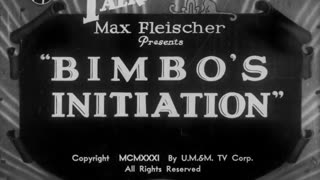 Betty Boop Bimbo's Initiation 1932 HD