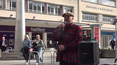 Andy Marshall Crooner Re invented Rock and Roll. Ocean City Plymouth. 15th October 2020.