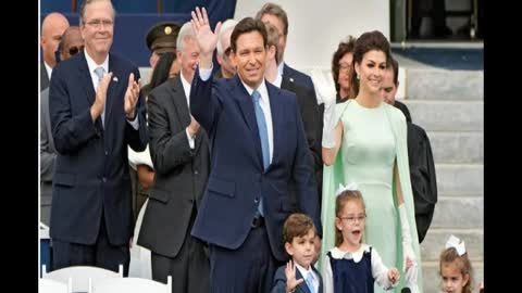 Governor of Florida Ron DeSantis took office for a second term