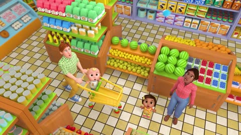 Humpty Dumpty Grocery Store | CoComelon Nursery Rhymes & Kids Songs