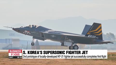 2nd prototype of S. Korea's locally-developed KF-21 fighter jet successfully completes first flight
