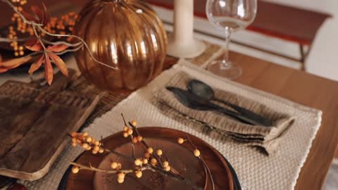 Thanksgiving & Christmas Table Setting Ideas!