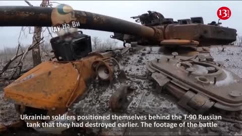 "We’re retreating" - Ukrainian fighters who captured Russian tank subjected to mortar fire