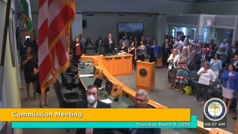 Newly Elected Democrat Commissioner Doesn't Know the Pledge of Allegiance