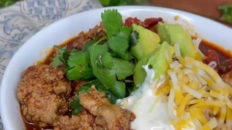 Keto Friendly Low Carb Turkey Chili