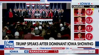 Trump Wins Iowa Caucus! Full Speech