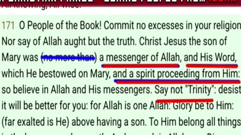 Trinity In The Quran - Christian Prince Debunk Islam