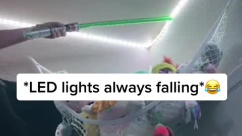*LEDlights always falling*