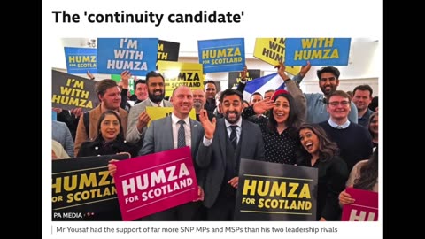 Scotland has an anti white racist "leader" Humza Yousaf (28/3/23)