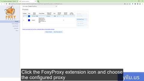How to Set Up FoxyProxy with YiLu Proxy - yilu.us #911s5 #911proxy