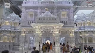 NEW - After 12 years of construction, the largest Hindu temple in the United States is complete.