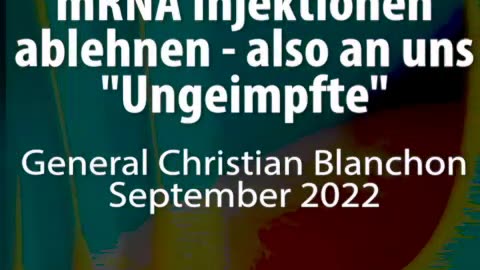 Ode an die Ungeimpften von General Christian Blanchon (2022)