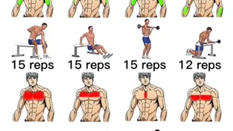 Upper body workout routine