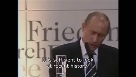 Putins famous speech in 2007