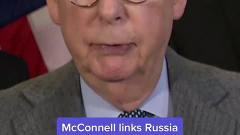 Sen. #MitchMcConnell linked tensions with #Russia and #Ukraine to the U.S.
