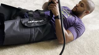 Using The Normatec 2.0 Hip Compression System From Stabil FIT Life #StabilFITLife