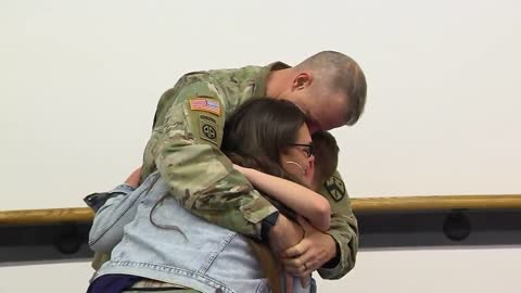 Military Dad Surprises Son at Boxing Lesson in the Best Video You'll See All Day