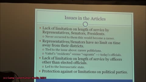 Flaws in the U.S. Constitution, with Mrs. Catherine White at Camp Constitution 2021