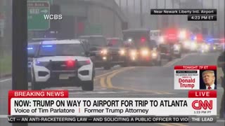 Trump on the way to Atlanta Ga