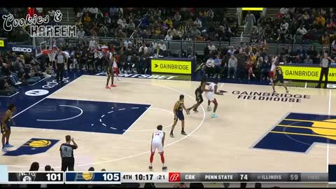 Day'Ron Sharpe Highlights Pacers vs. Nets 10th Dec 2022