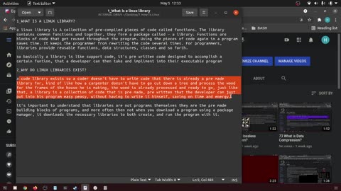 79_What is a linux library?