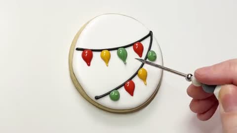 10 EASY CIRCLE CHRISTMAS COOKIES _ Santa, Snowman, Rudolf, Tree, Snowflake, Wreath, Elf, Gingerbread