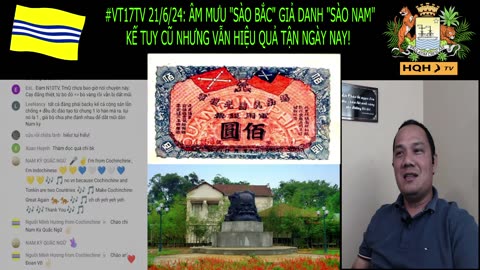 #VT17TV 21/6/24: ÂM MƯU "SÀO BẮC" GIẢ DANH "SÀO NAM"-KẾ TUY CŨ NHƯNG VẪN HIỆU QUẢ TỚI TẬN NGÀY NAY!