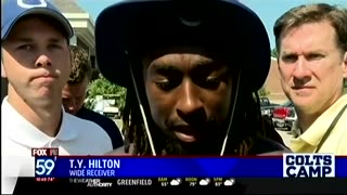 August 13, 2015 - T.Y. Hilton Signs 5-Year Extension with Colts