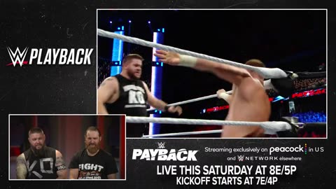 Kevin Owens & Sami Zayn watch their WWE Payback classic: WWE Playback