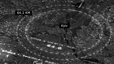 One of the models of the arrival of a 100-megaton charge in Kiev.