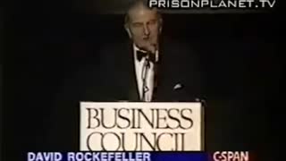 Luciferian billionaire David Rockefeller states that controlling the world
