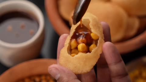 South Asia famous Pani Puri