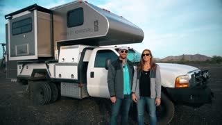 Tiny Home Tour- Custom Camper Truck Build for One Couples Big Adventures