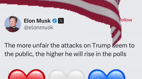 "The More Unfair the Attacks on Trump Seem to the Public~The Higher He Will Rise in the Polls" Elon Musk Weighs in on Alvin Bragg's Kangaroo Court