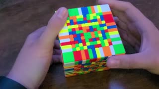 13x13x13 Rubik's Cube - Full Solve