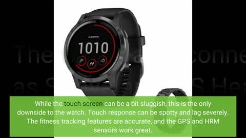Customer Feedback: Garmin vivoactive 4 GPS Smart Watch in Slate Stainless Steel Bezel with Blac...