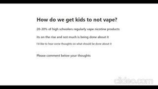 So many kids are vaping... Why?