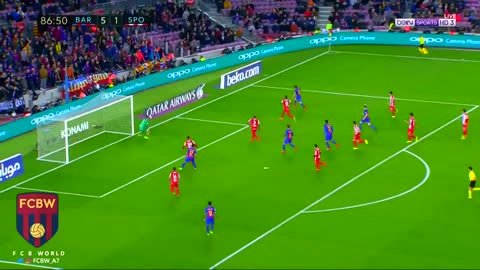 Gol de Rakitic vs Sporting Gijon