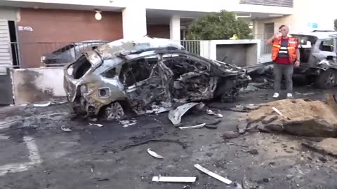 Aftermath of Hamas attack in Rishon Le Zion_ Israel